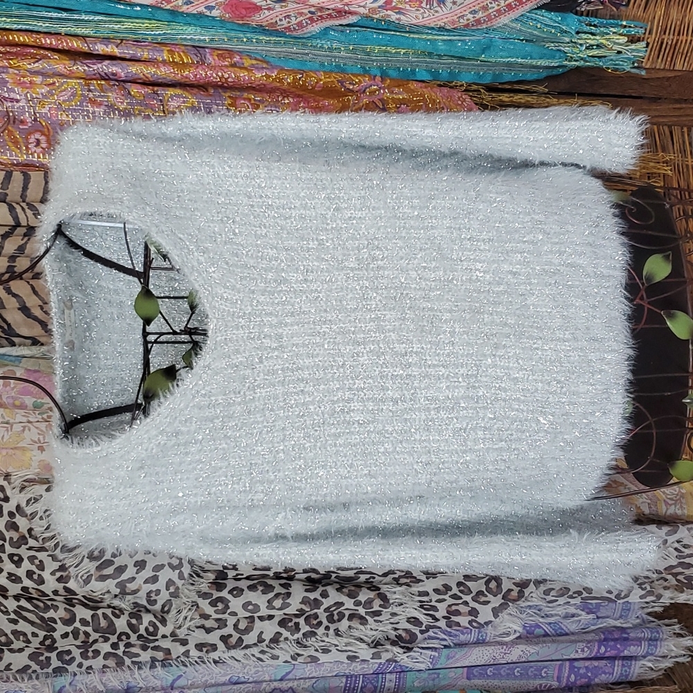 Sparkly holiday sweater